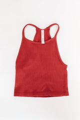 Next To Nothing Tank Top - Crimson