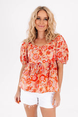 New Mood Top - Orange