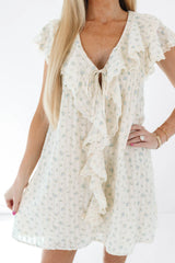 Memorable Meadows Dress - Cream