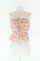Chasing Poppies Top - White