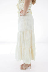 Nothing To Add Midi Skirt - Cream