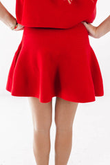 Feeling My Best Skirt - Red