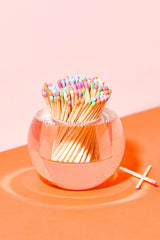 Acrylic Match Striker Set - Confetti Matches