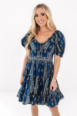 In A Groove Dress - Navy