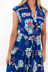 Don't Rush Maxi Dress - Navy