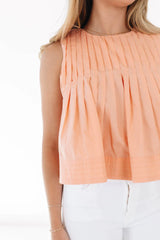 Peach Bellini Top - Orange