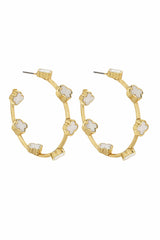 Radiance Statement Earrings - Gold