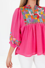 The Emmy Top - Hot Pink