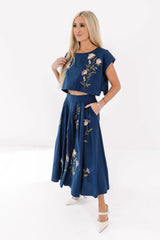 You Got It Girl Top - Navy