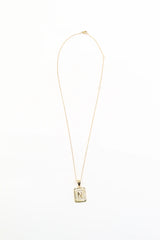 Initial N Necklace - Gold