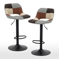 YOUNIKE Bar Stools Patchwork Counter Height Stools