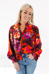 Fall Hues Top - Brown