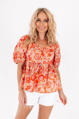 New Mood Top - Orange