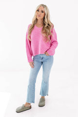 Cotton Candy Cutie Sweater - Pink