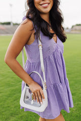 Open Heart Clear Bag - Clear