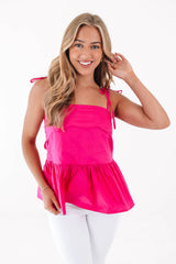 Summer Sun Top - Hot Pink