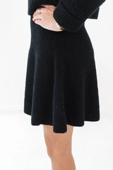 Let's Stay In Skirt - Black