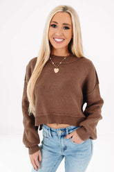 A Fall Classic Sweater - Brown