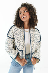 Precious Paisley Jacket - Cream