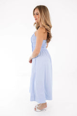 Engagement Season Midi Dress - Periwinkle