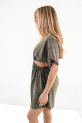 Stomping Grounds Dress - Charcoal