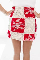 Spicy Summer Skirt - Red