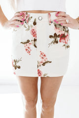 Sweet As Can Be Skirt - Cream