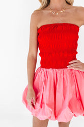 Walk A Mile Dress - Red