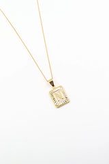 Initial N Necklace - Gold
