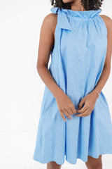 It's A Tie Dress - Blue