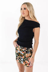 Kickoff Time Top - Black