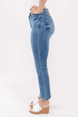 Pistola Lennon High Rise Crop Boot Jeans - Caravan