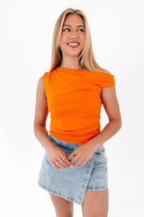 Kickoff Time Top - Orange