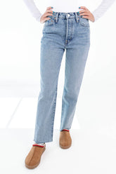 Pistola Charlie High Rise Straight Jeans - Brooks Vintage
