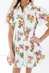 Springtime Glow Dress - White