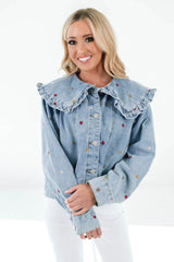 Honest Love Denim Jacket - Denim