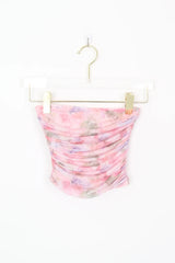 Watercolor Roses Tween Top - Blush