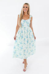 Beautiful Baby Midi Dress - White