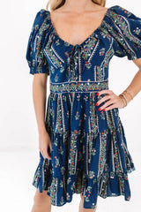 In A Groove Dress - Navy