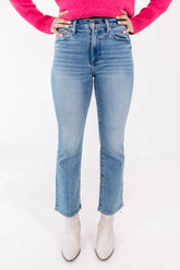 Pistola Lennon High Rise Crop Boot Jeans - Derby