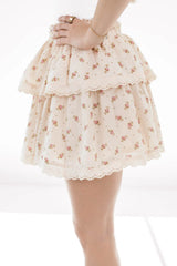 Merry Meadows Skirt - Cream