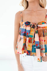 Touch Of Sun Crop Top - Multi