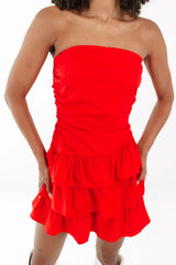 Horizon Hues Dress - Red