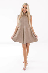 More Mocha Dress - Taupe
