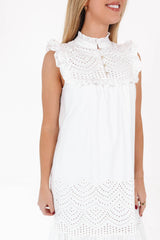 The Chelsea Midi Dress - White