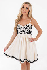 Open Minded Dress - Ecru