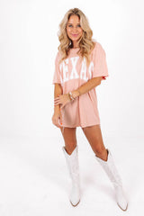 Lone Star Tee - Peach