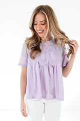 Hosting Brunch Top - Lavender