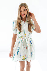 Flirty And Sweet Dress - Cream