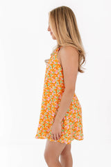 Daisy Dukes Dress - Orange